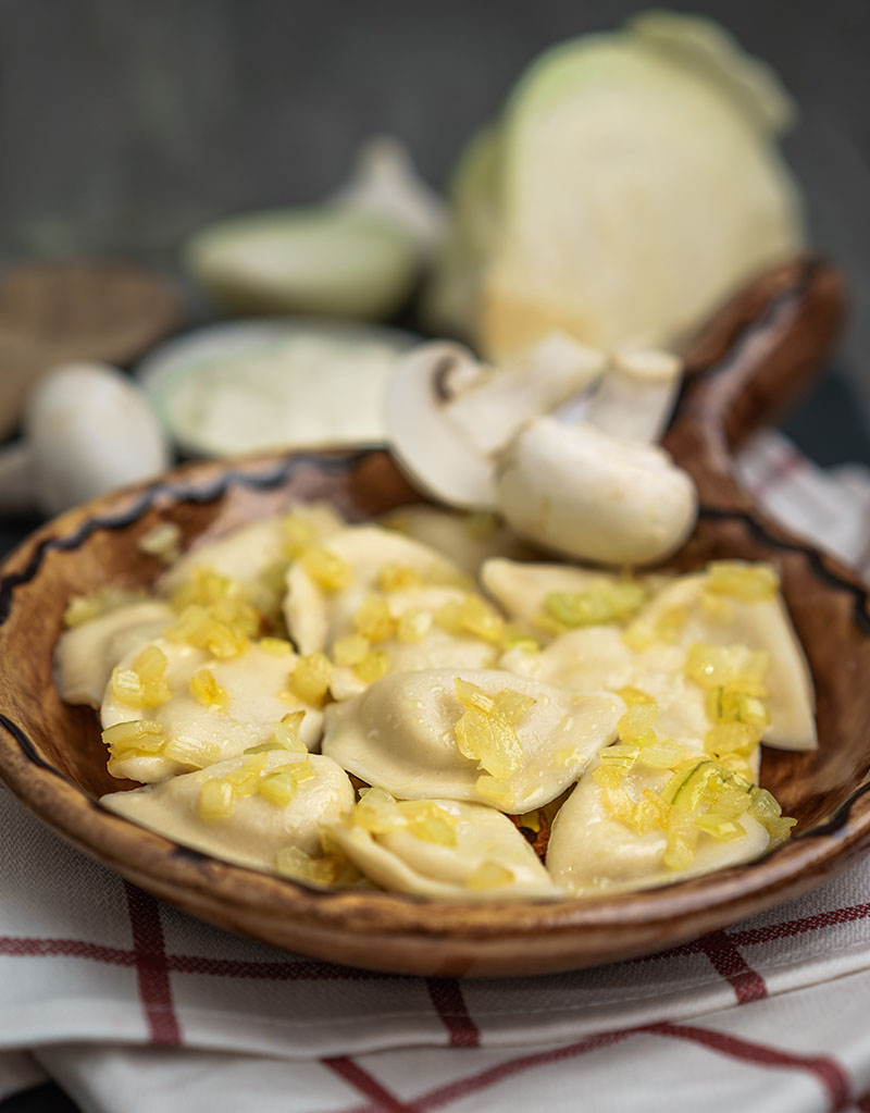 Pierogi mit Sauerkraut &amp; Pilzen - tiefgefroren - Lebensmittel seit 1998