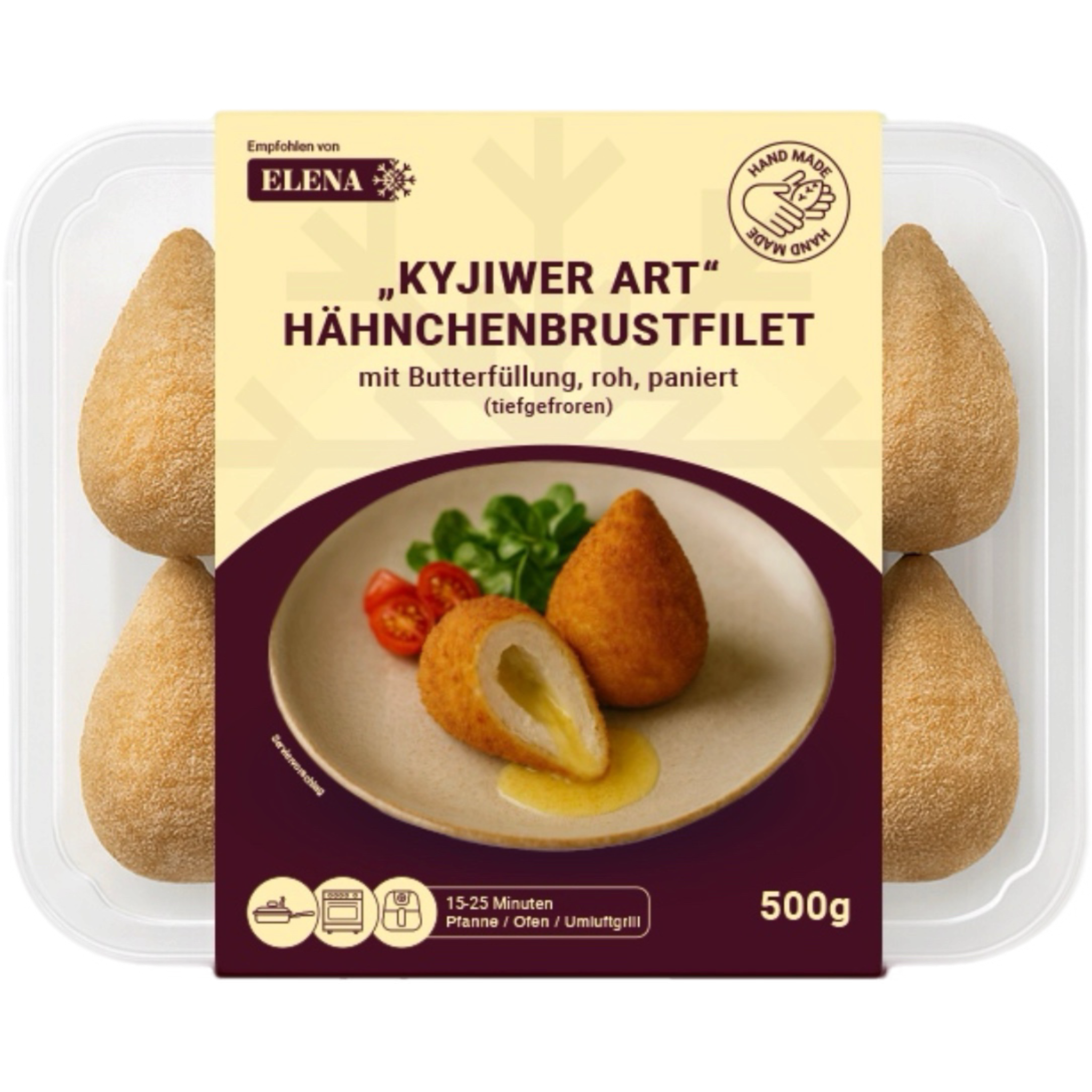 "Kyjiwer Art" Hähnchenbrustfilet mit Butterfüllung